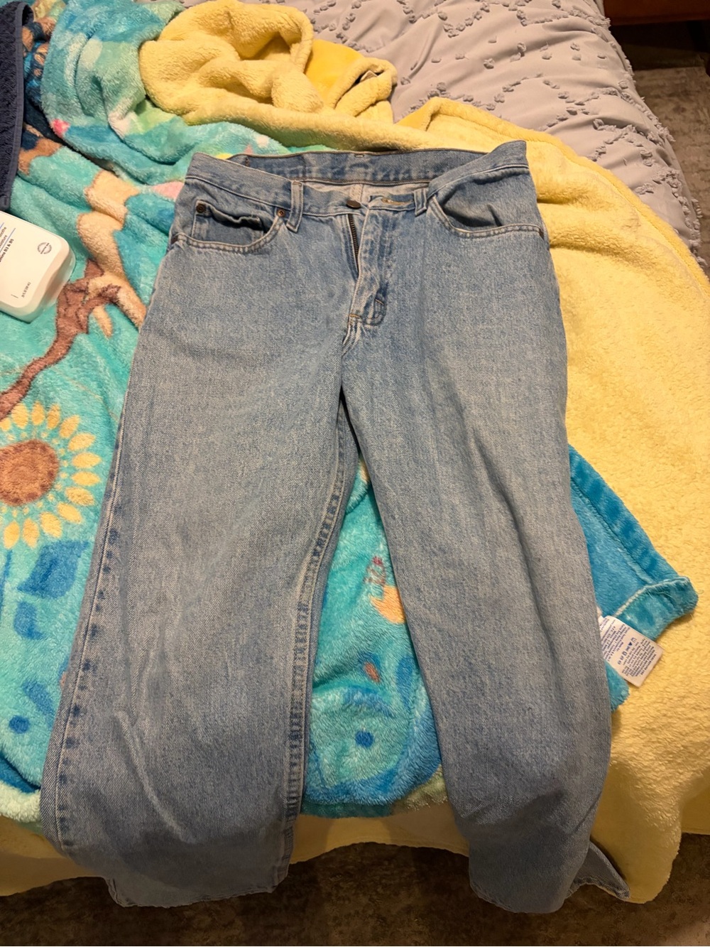 Wrangler Light Blue Straight Leg Women's Jeans